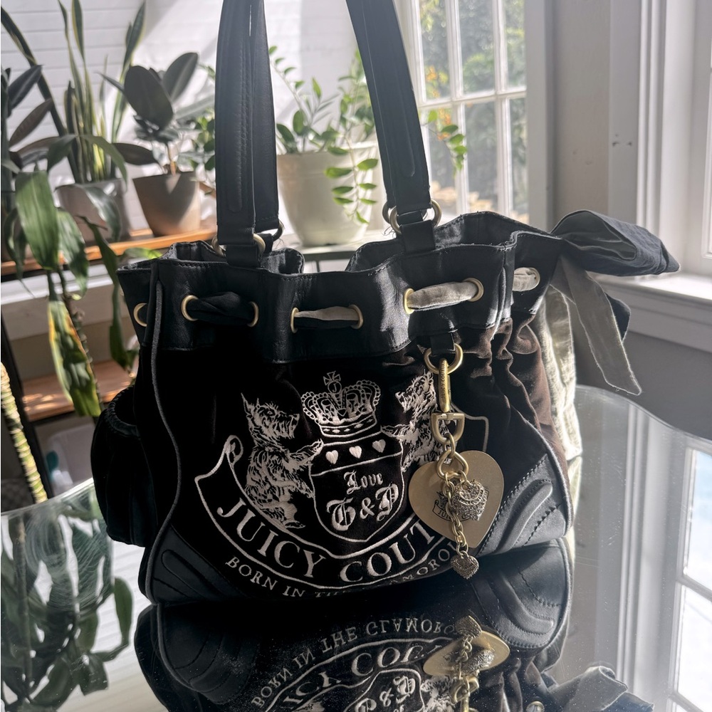 🚨 🏈 02' Vintage Juicy Couture Scottie Dog Daydreamer Tote